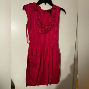 Elegant Fuchsia Sleeveless BCBG Dress